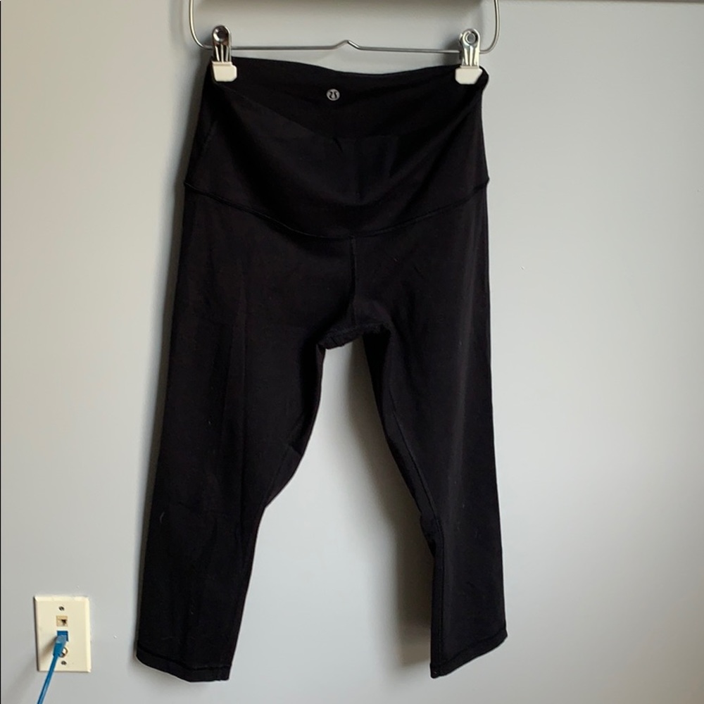 Lululemon Wunder Under Crop 21” Full on Luon